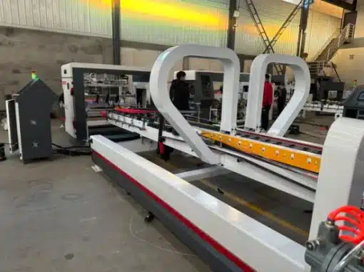 Full Auto Corrugated Cardboard Carton Box Folder Gluer Machine